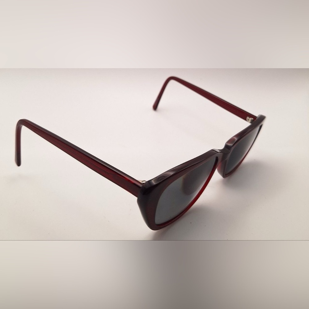 SY101 Burgundy Oval Sunglasses Frames Only